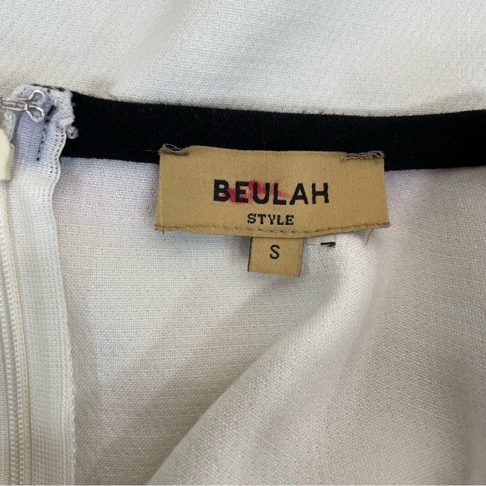 Beulah White Gold Stud Midi Dress - Picture 3 of 5